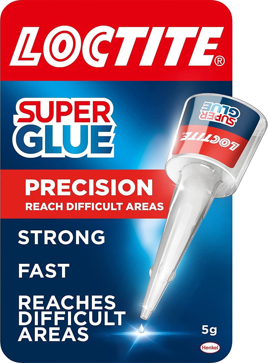 Precision, Strong All Purpose Liquid Adhesive for Accurate Repairs, Instant Super Glue for Various Materials, Clear Glue, 5G