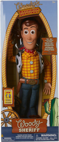 Thumbnail for Official Woody Interactive Talking Action Figure from Toy Story 4, 35Cm/15”, Features 10+ English Phrases, Interacts with Other Figures and Toys, Laser Lights, Suitable for Ages 3+