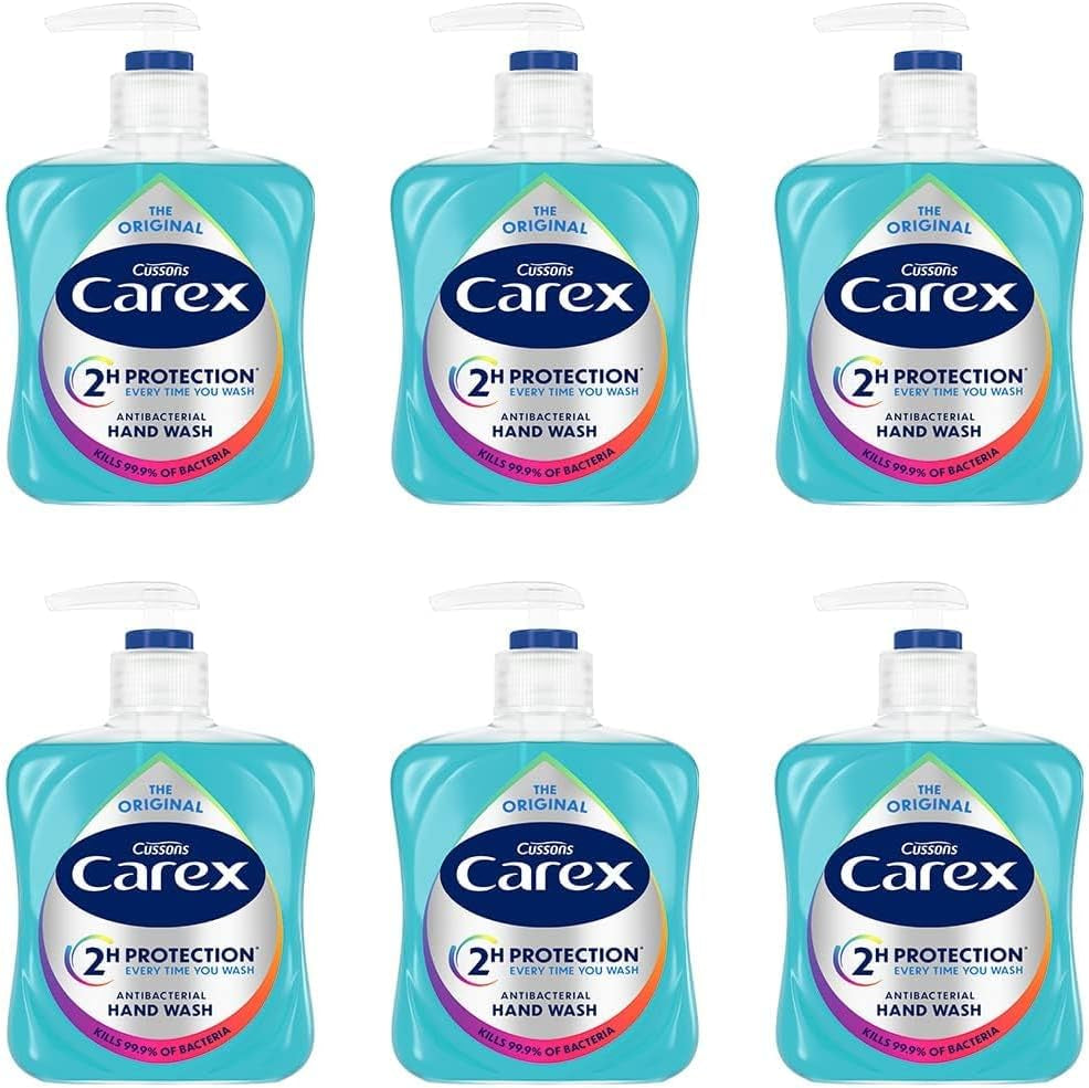 Original Antibacterial Hand Wash, Clean & Protect Hands, Bulk Buy, Pack of 6 X 250 Ml (Packaging May Vary)