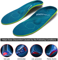 Thumbnail for Plantar Fasciitis Arch Support Orthopedic Insoles Relieve Flat Feet Heel Pain Shock Absorption Comfortable Inserts