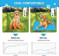 Thumbnail for Dog Cooling Mat - Durable Pet Cool Mat, Non-Toxic Gel Self Cooling Pad for Dogs Cats in Hot Summer - 450 Micron Oxford Fabric Anti-Scratch, 50 X 40Cm