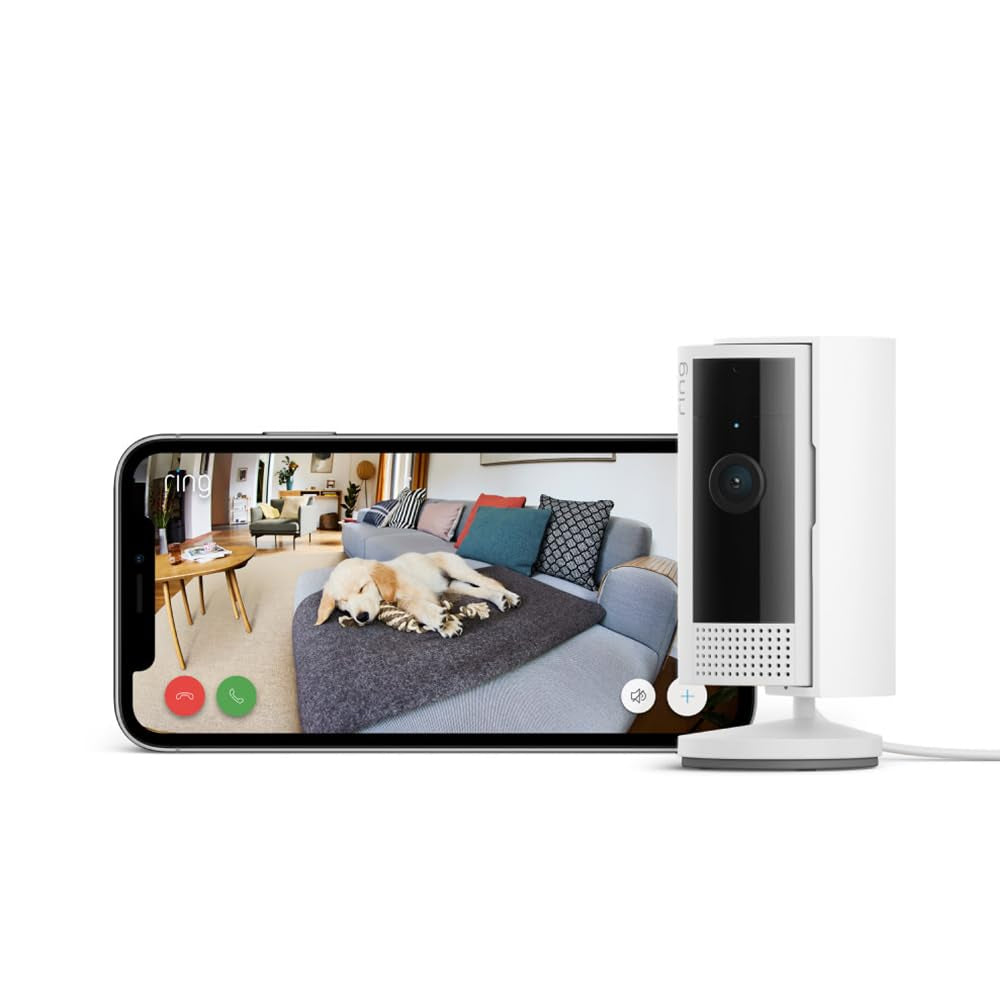 Indoor Camera (2Nd Gen) by Amazon | Plug-In Pet Security Camera | 1080P HD, Two-Way Talk, Wifi, Privacy Cover, DIY | Alternative to CCTV System | 30-Day Free Trial of  Protect