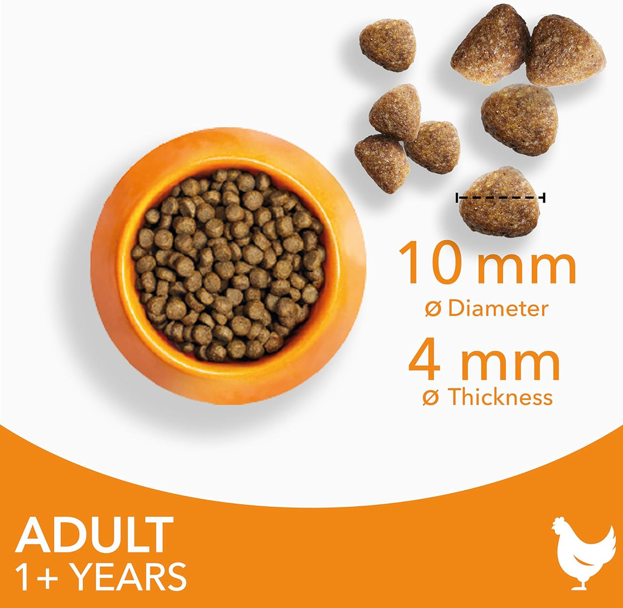 Complete Dry Cat Food for Adult 1+ Cats with Chicken 3 Kg