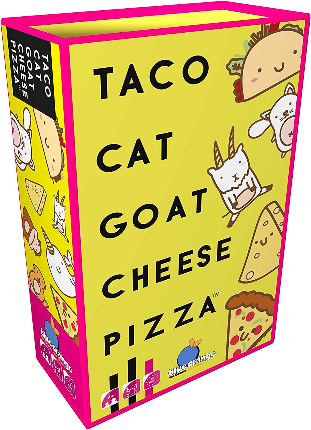 | Taco Cat Goat Cheese Pizza | Card Game | Ages 8+ | 2-8 Players | 10-30 Minute Playing Time