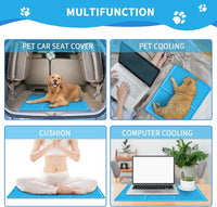 Thumbnail for Dog Cooling Mat - Durable Pet Cool Mat, Non-Toxic Gel Self Cooling Pad for Dogs Cats in Hot Summer - 450 Micron Oxford Fabric Anti-Scratch, 50 X 40Cm