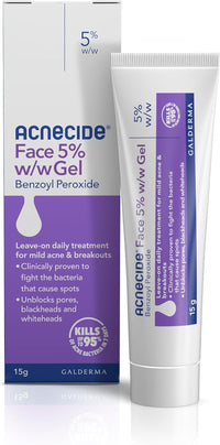 Thumbnail for Face Gel 15 G, for Acne Treatment and Spot Treatment with 5 Percent Benzoyl Peroxide for Blackheads and Acne Prone Skin, 15 G (Pack of 1)