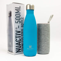 Thumbnail for Stainless Steel Insulated Water Bottle, Vacuum Flask BPA Free, 12Hrs Hot & 24Hrs Cold Drinks, Thermal Metal Sports Bottles 500Ml, Leakproof Double Wall Drinking for Kids, Gym, Running, Travel