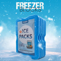 Thumbnail for Ice Packs for Cool Box - Slim, Reusable & Bpa-Free Freezer Blocks | Long-Lasting, Quick Freeze | Perfect for Picnic, Camping, Beach & Outdoor Sports