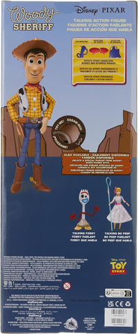 Thumbnail for Official Woody Interactive Talking Action Figure from Toy Story 4, 35Cm/15”, Features 10+ English Phrases, Interacts with Other Figures and Toys, Laser Lights, Suitable for Ages 3+