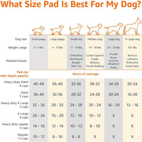 Thumbnail for Dog and Puppy Training Pads, Leakproof, 5-Layer Design with Quick-Dry Surface, Regular, Pack of 50, Blue