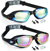 Thumbnail for Swim Goggles - 2 Pack Swimming Goggles anti Fog No Leaking for Adult Women Men