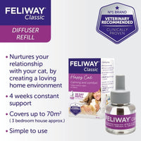 Thumbnail for Classic 30 Day Refill Comforts Cats, Helps Solve Behavioural Issues and Stress/Anxiety in the Home - 48Ml