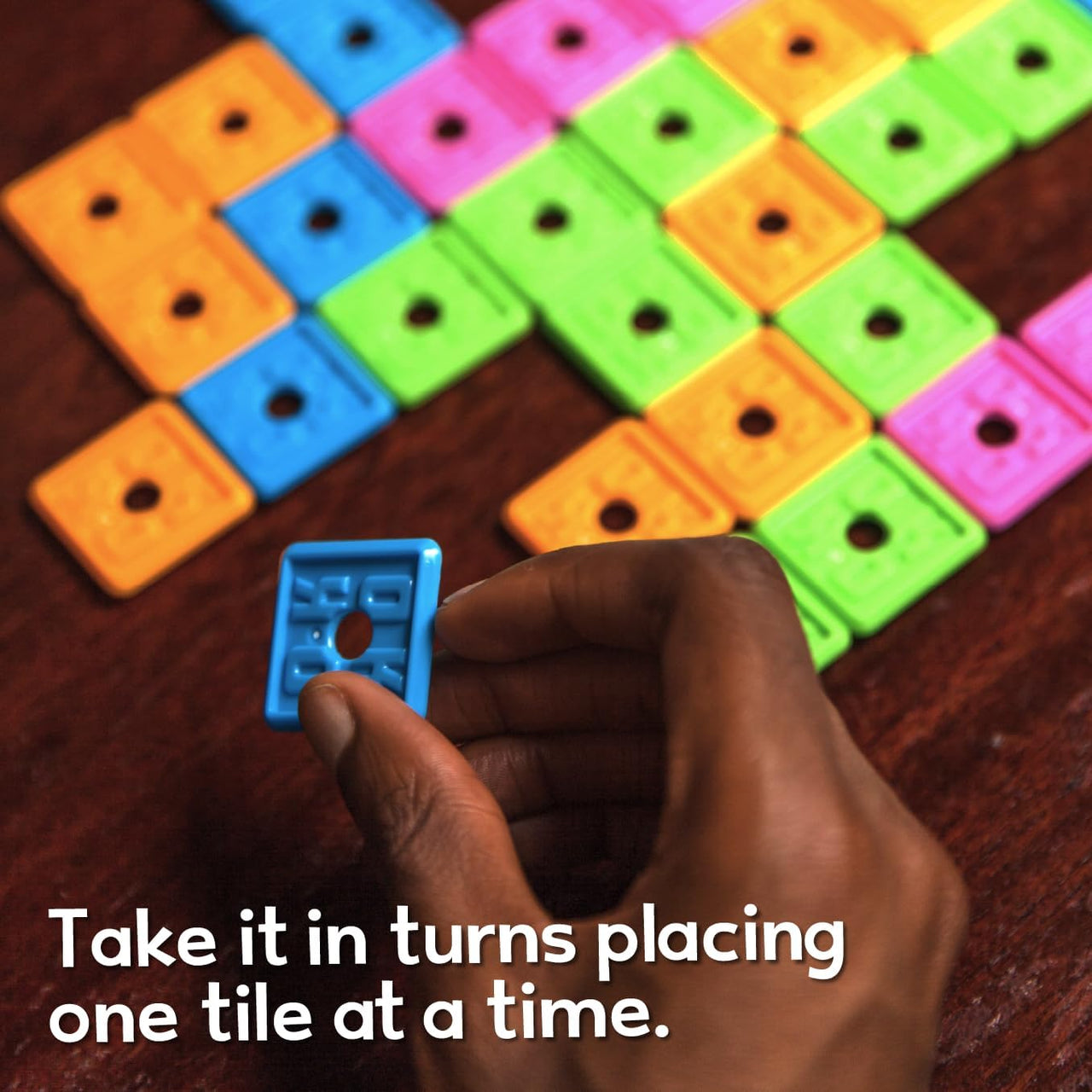 OK Play: the Ultimate Tile Game - Kids Can Outsmart Adults | Fun, Strategic & Portable for 2-4 Players, Ideal Board Travel Game for Family Game Night