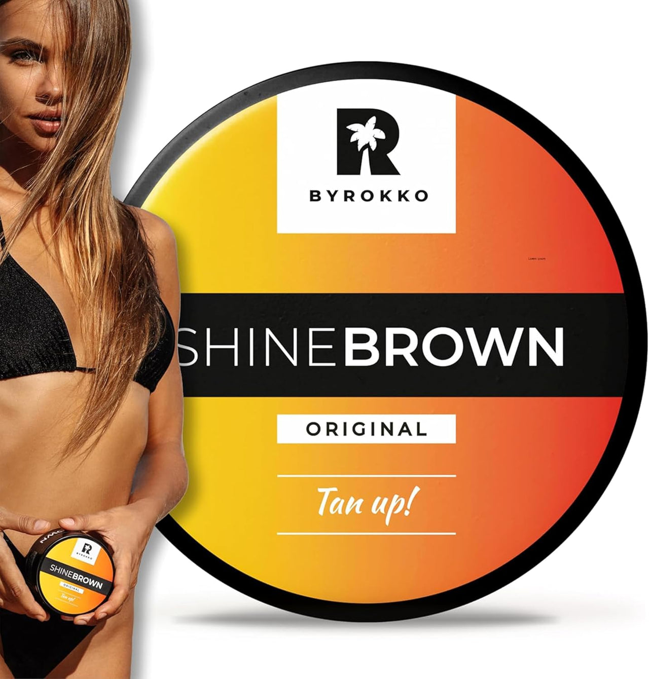 Shine Brown Sunbed Tanning Accelerator (210 Ml), Sunbed Cream Effective in Sunbeds & Outdoor Sun, Achieve a Natural Tan with Natural Ingredients