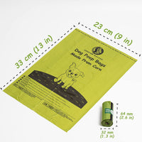 Thumbnail for Poo Bags for Dog Waste, 540 Extra Thick Strong 100% Leak Proof Biodegradable Dog Poo Bags (Green)