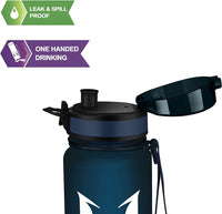 Thumbnail for Sports Water Bottle - 350Ml & 500Ml & 750Ml & 1000Ml - Non-Toxic BPA Free & Eco-Friendly Tritan Co-Polyester Plastic - for Running, Gym, Yoga, Outdoors and Camping