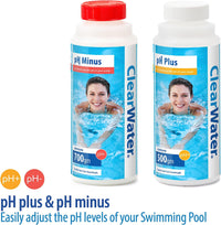 Thumbnail for CH0017 Pool Chemical Starter Kit for above Ground Pool and Paddling Pool Water Treatment (Includes Chlorine, Ph Minus, Ph Plus, Algaecide and Test Strips)