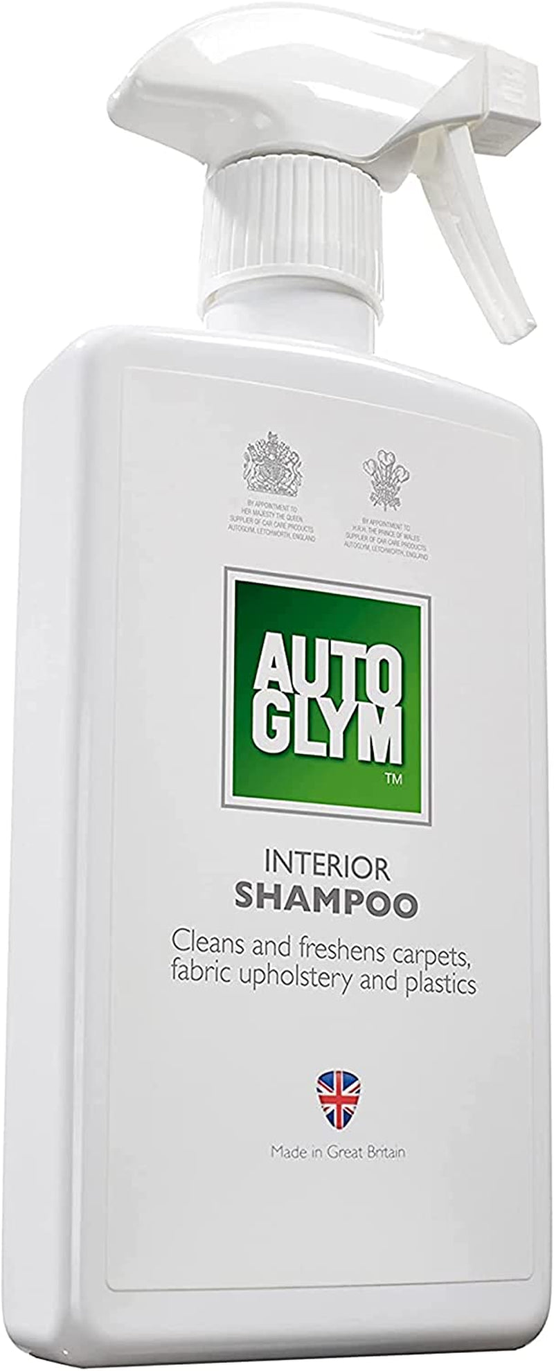 Interior Shampoo, 500Ml - Car Interior Shampoo That Cleans and Freshens Carpets, Fabrics, Upholstery and Plastics, White