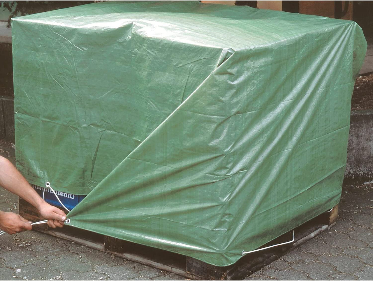 3 X 4 M Green Tarpaulin Cover, Waterproof, Weatherproof, Frost-Resistant, UV Protection, Universal, Multipurpose, Groundsheet, Camping, Boating, Hiking