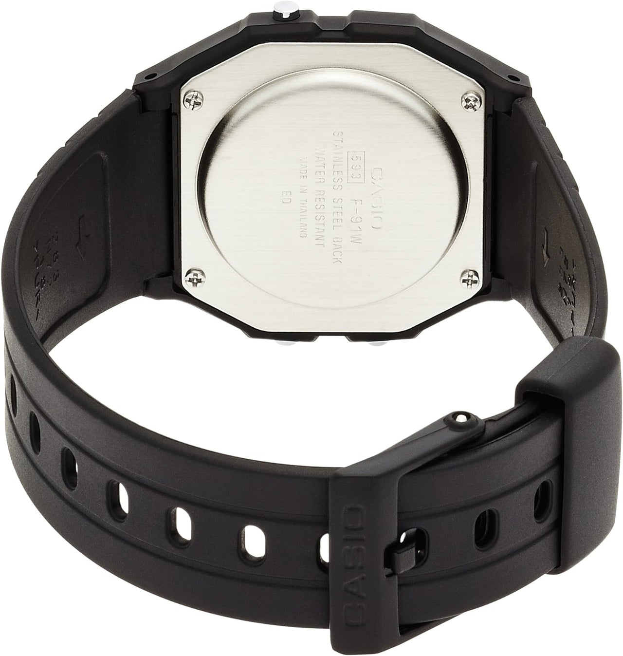 STANDARD DIGITAL WATCH with LED-LIGHT F-91W-1JF