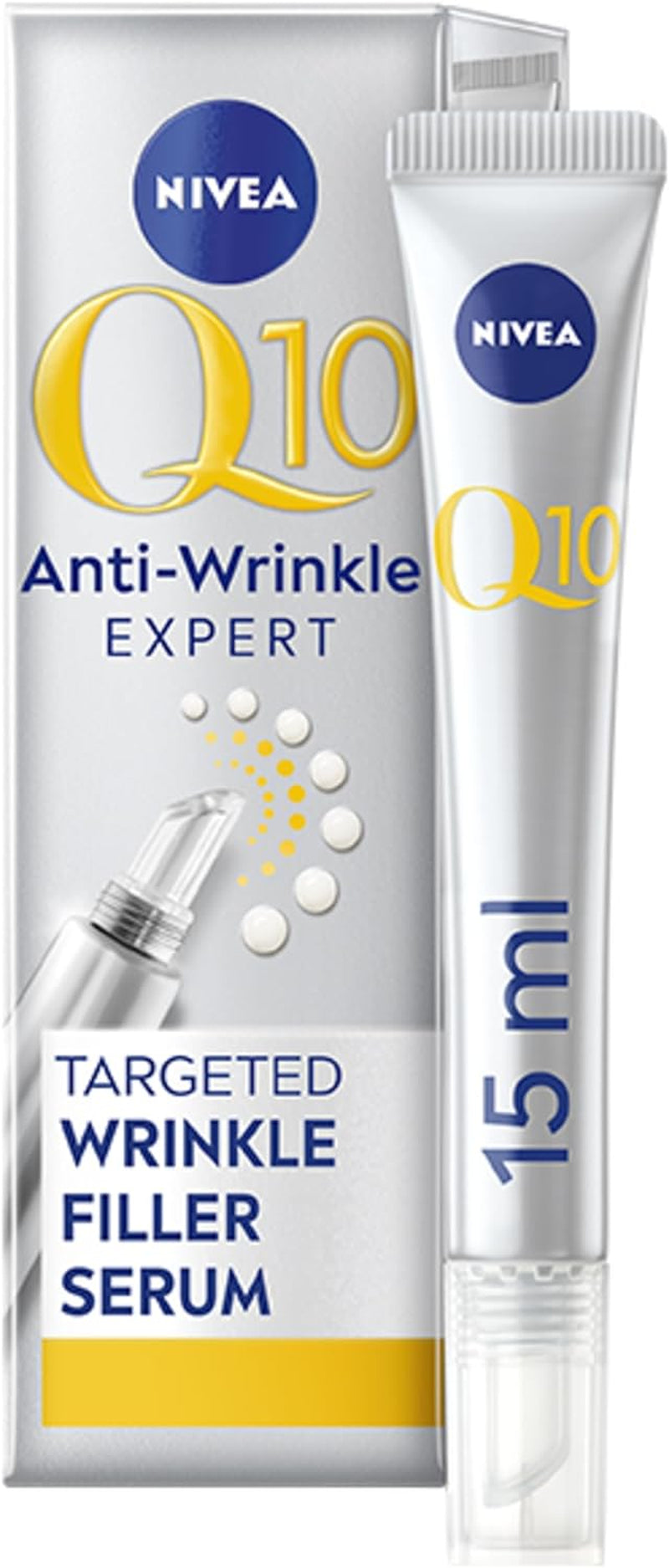 Q10 Anti-Wrinkle Power Expert Wrinkle Filler Serum (15Ml), Face Serum with Pure Coenzyme Q10 and Bioxifill Peptides Reduces Fine Lines and Wrinkles in 5 Minutes