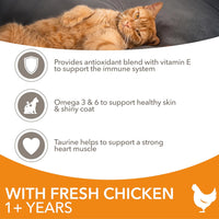 Thumbnail for Complete Dry Cat Food for Adult 1+ Cats with Chicken 3 Kg