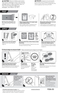 Thumbnail for Large Picture Hanging Strips, Adhesive Strips - 4 Pairs (8 Strips), White - Damage Free Hanging - for Pictures, Frames and Mirrors, Wall Décor and Signs - Holds up to 7.2 Kg