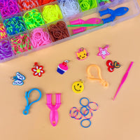 Thumbnail for 2700+ Loom Bands Kit, 30 Colors Loom Rubber Bands with Clips Charms Beads and Other Accessories for DIY Friendship Bracelet Making Kits, Craft Kits, Best Halloween Christmas Birthday Gifts