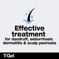 Thumbnail for T/Gel Therapeutic Shampoo for Flaky, Itchy Scalp (1X 250Ml), Anti-Dandruff Shampoo for the Treatment of Scalp Psoriasis, Seborrheic Dermatitis and Dandruff, Medicated Shampoo for Itchy and Flaky Scalp