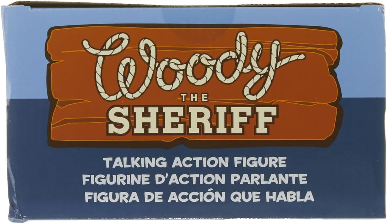 Official Woody Interactive Talking Action Figure from Toy Story 4, 35Cm/15”, Features 10+ English Phrases, Interacts with Other Figures and Toys, Laser Lights, Suitable for Ages 3+