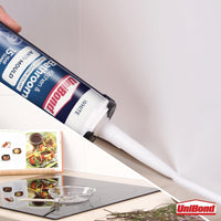 Thumbnail for Anti-Mould White, Waterproof Mould Protection Kitchen & Bathroom Sealant, Long-Lasting White Silicone Sealant, Powerful Shower Sealant, 1 X 274G Cartridge