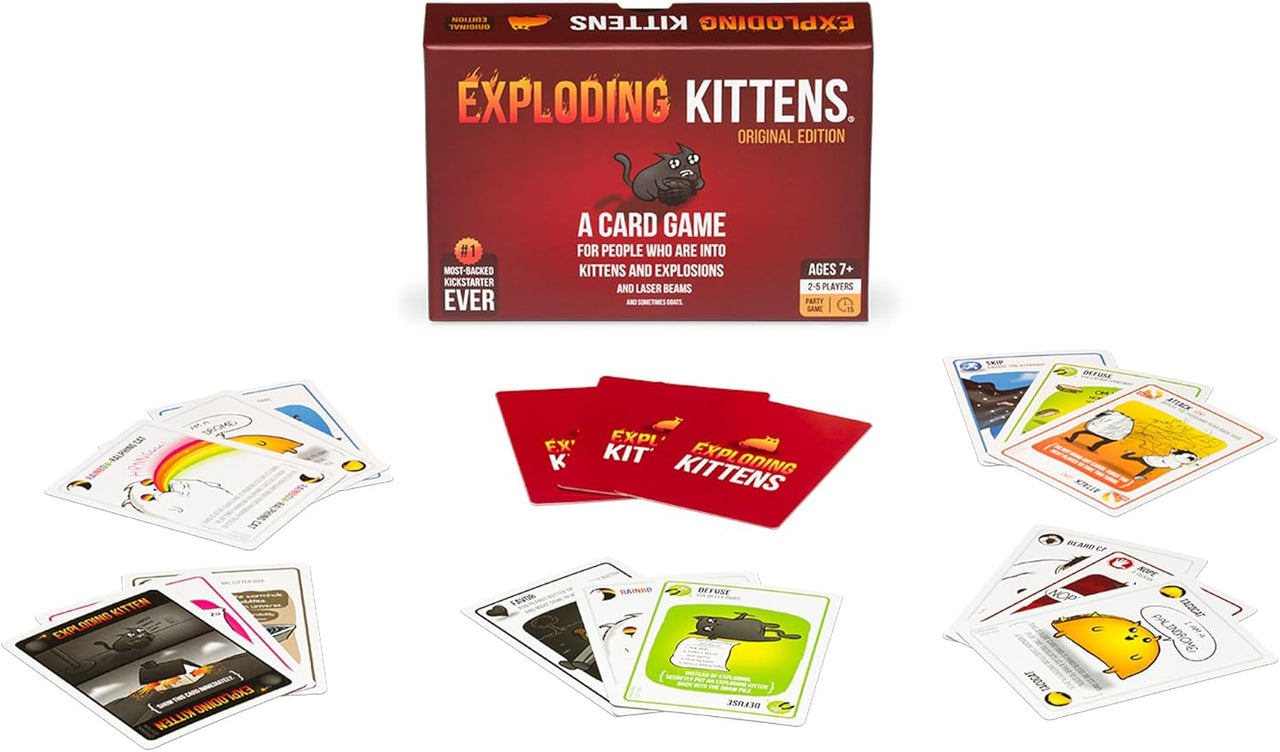 Card Game - Original Edition, Fun Family Games for Adults Teens & Kids - Fun Card Games - 15 Min, Ages 7+, 2-5 Players