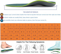 Thumbnail for Plantar Fasciitis Arch Support Orthopedic Insoles Relieve Flat Feet Heel Pain Shock Absorption Comfortable Inserts