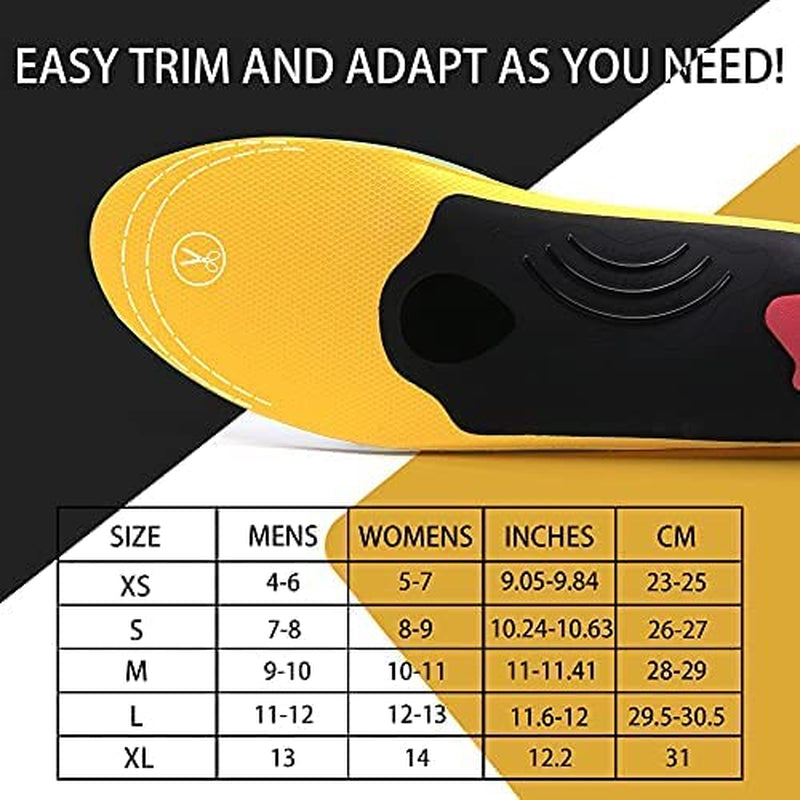 Orthotic Insole,Arch Supportfor Insole,Plantar Fasciitisinsole,For Overpronation,Flat Feet,Metatarsalgia,Heel Pain, Insoles for Men and Women,Blue (UK 9-28Cm, Blue-V227)