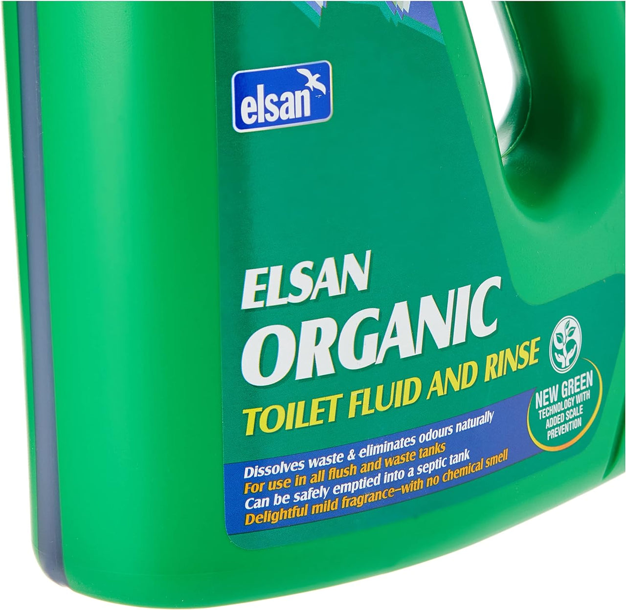 ORG02 Organic Toilet Fluid for Motorhomes, Green, 2 Litre