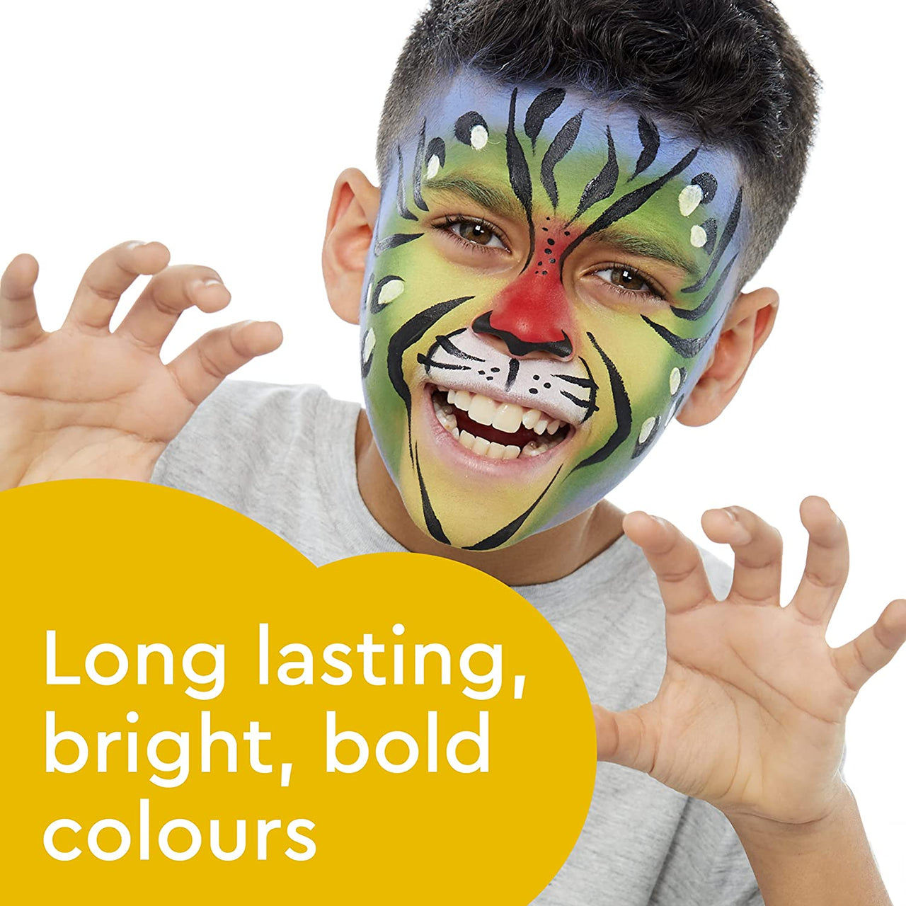 Classic Face and Body Paint for Kids and Adults, Black Colour, Water Based, Easily Washable, Non-Toxic, Makeup, Body Painting for Parties, for Ages 3+