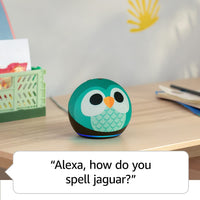 Thumbnail for Echo Dot Kids (5Th Generation, 2022 Release) | Wi-Fi and Bluetooth Smart Speaker with Alexa | Designed for Kids, with Parental Controls | Owl