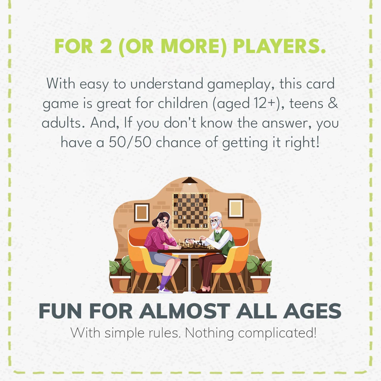 Original Edition Card Game - How Good Is Your Judgement? 2 Players + | Fun Family Party Games for Adults &Kids Birthday, Travel, Gift for Boys and Girls