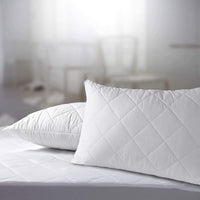 Thumbnail for Pillows 2 Pack Hotel Quality with Quilted Cover (2 Pillows) Filled Pillows for Stomach, Back and Side Sleeper, down Alternative Bed Pillow-Soft Hollow-Fiber Hotel Pillows