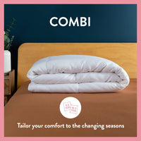 Thumbnail for All Seasons 15 Tog King Size Duvet - 4.5 Tog Cool Summer plus 10.5 Tog All Year round 3 in 1 Combination Quilt - Soft Touch Cover, Hypoallergenic, Machine Washable, Size (225 X 220)