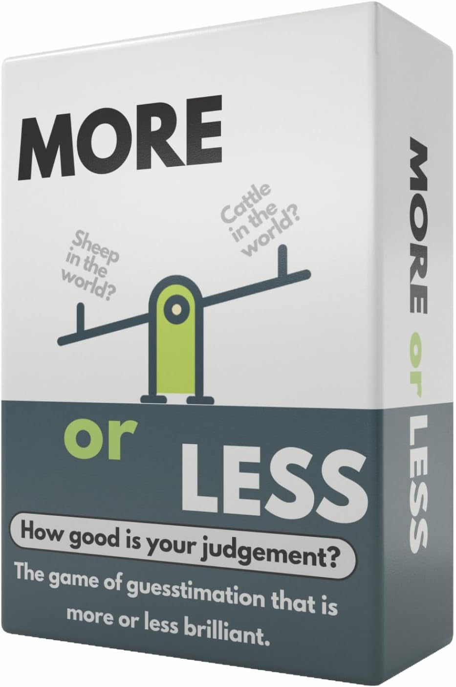 Original Edition Card Game - How Good Is Your Judgement? 2 Players + | Fun Family Party Games for Adults &Kids Birthday, Travel, Gift for Boys and Girls