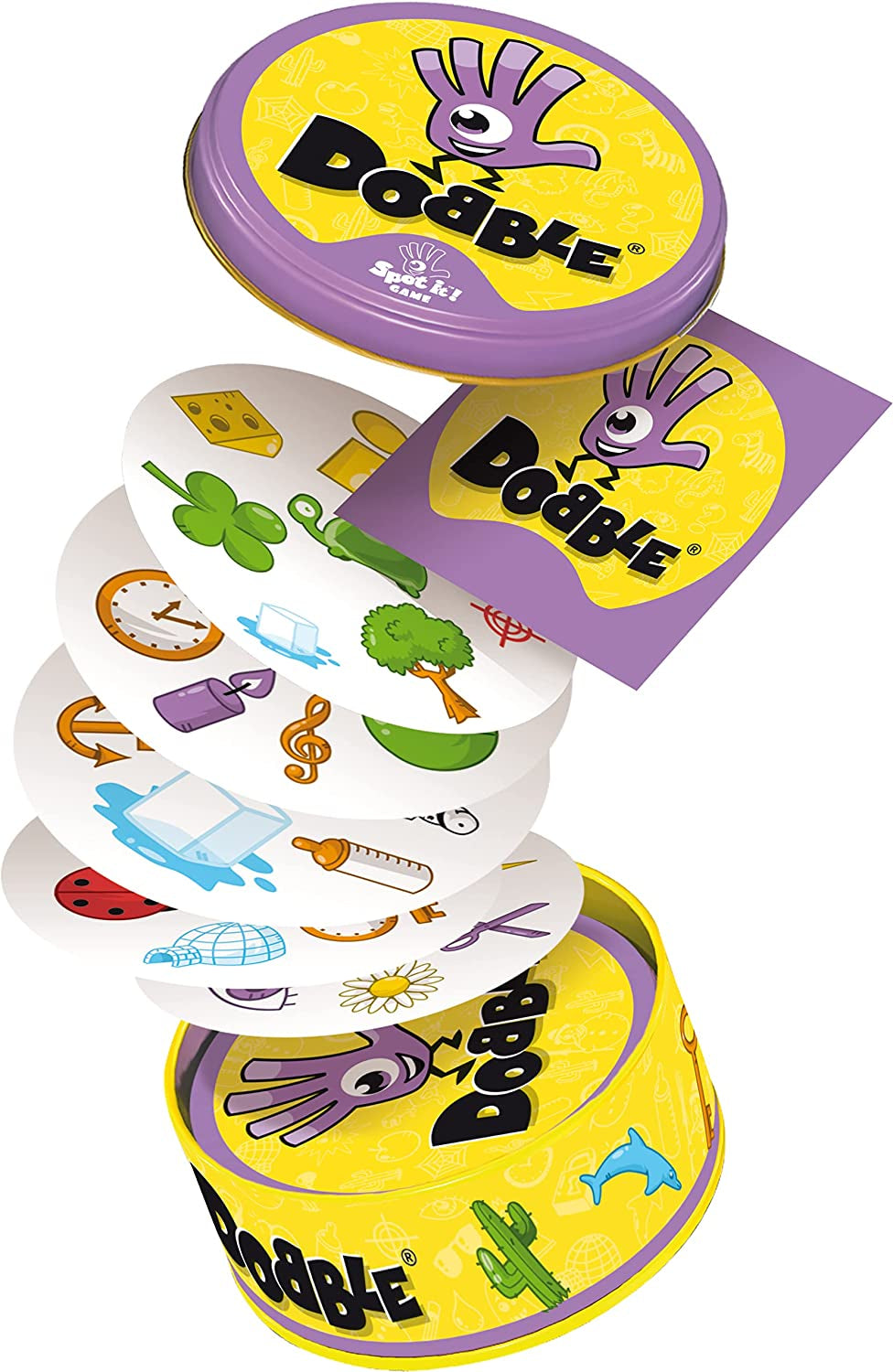 | Dobble | Card Game | Ages 6+ | 2-8 Players | 15 Minutes Playing Time