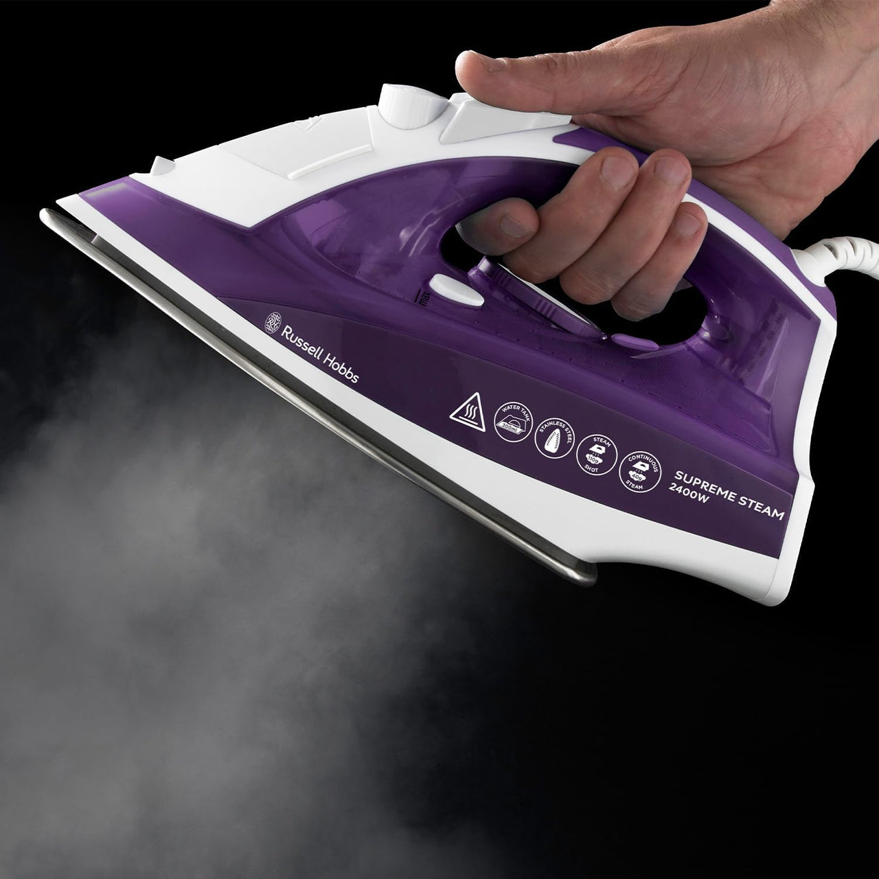 Supreme Steam Iron, Powerful Vertical Steam Function, Non-Stick Stainless Steel Soleplate, Easy Fill 300Ml Water Tank, 110G Steam Shot, 40G Continuous Steam, 2M Cord, 2400W, 23060