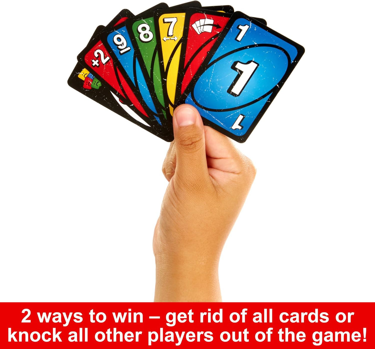 UNO Show ?Em No Mercy Card Game for Kids, Adults & Family Parties and Travel with Extra Cards, Special Rules and Tougher Penalties., HWV18