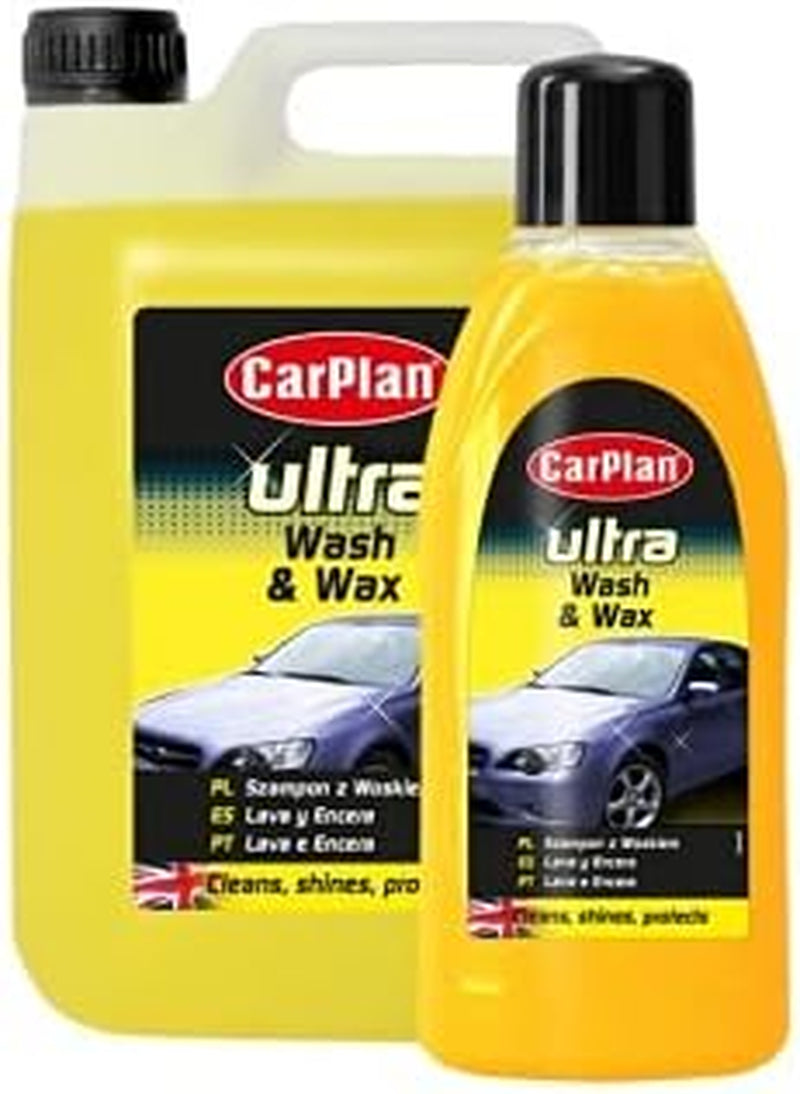 Ultra Wax & Wash Car Shampoo, 5 L (Packaging May Vary)