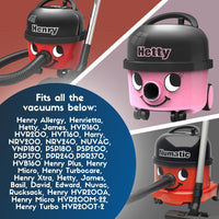 Thumbnail for Avern Genuine Numatic Hepa-Flo Hoover Bags Henry Hetty NRV Vacuum Cleaner Dust Bags (Pack of 10 + 5 Freshener Sticks)