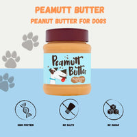 Thumbnail for Peamutt Dog Peanut Butter | Treat Formulated for Dogs No Added Sugar and Salt Sweeteners Friendly Texture Perfect