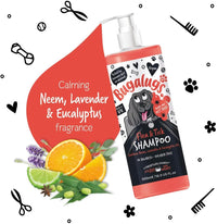 Thumbnail for Flea and Tick Dog Shampoo by , Works on Smelly Puppies & Dogs, Contains Neem Oil & Eucalyptus Oils, PH Balanced Vegan Pet Shampoo, Used by Professional Groom