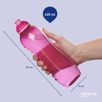 Thumbnail for Squeeze Twist 'N' Sip Sports Water Bottle | 620 Ml | Leakproof Kids Water Bottle | Bpa-Free | Assorted Colours (Not Selectable) | 1 Count