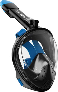 Thumbnail for SN01 Full Face Snorkel Mask with Detachable Camera Mount, Anti-Fog and Foldable Design, Advanced Breathing System for a Safe Adults/Kids Snorkeling Experience